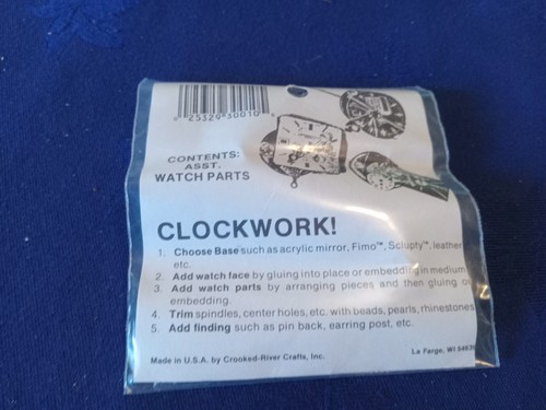 Clockwork parts for jewelry - clockwork, or